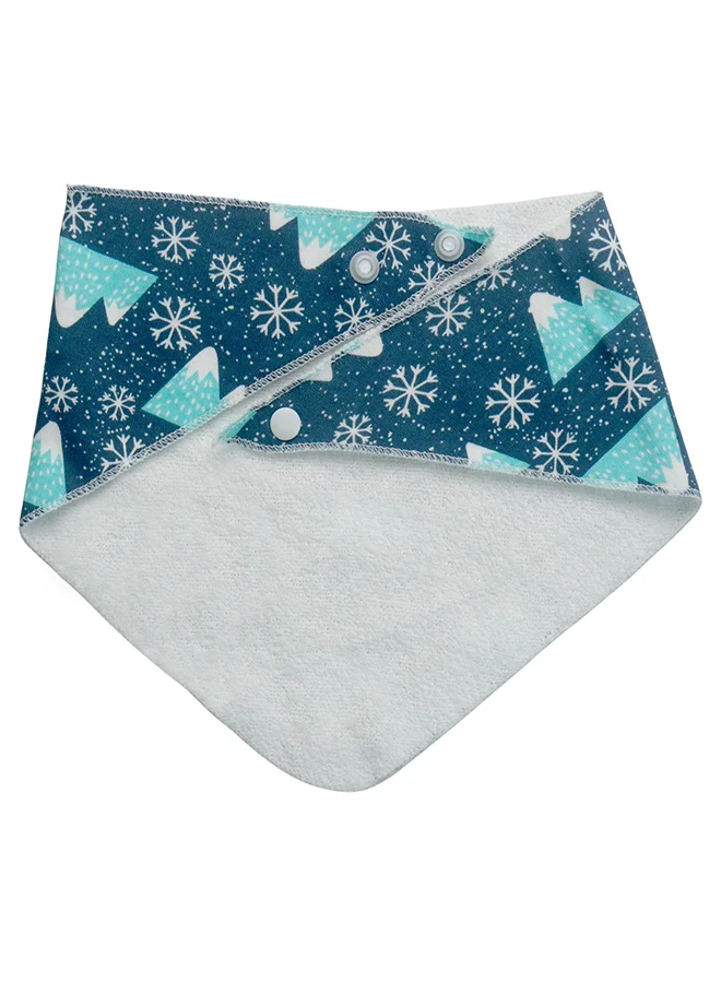 LITTLE SURPRISE BOX Little Surprise Box, 3PCS Set of Polar Bear print premium adjustable snap button closure Bibs