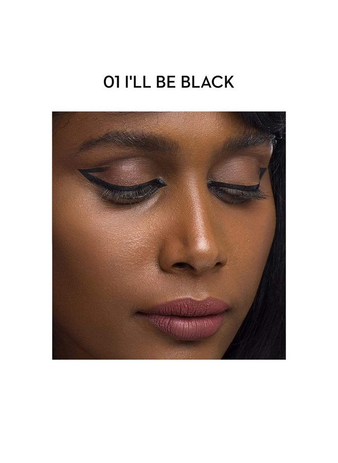 شوجر كوزماتيكس محدد عيون Arrested For Overstay 100% مقاوم للماء | لمسة نهائية غير لامعة - 01 I'll Be Black (محدد عيون أسود)  - Image 4