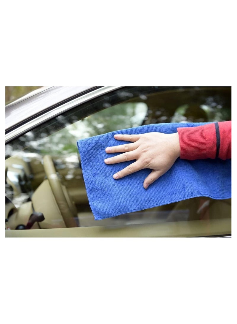 VINSTAR 35 x 75 cm (Pack of 3) Microfiber Fast Drying Kitchen Cleaning Cloth, Car Cleaning, Dish Rags Dust Cloths Ultra Absorbent Lint Free Washcloths  - Image 4