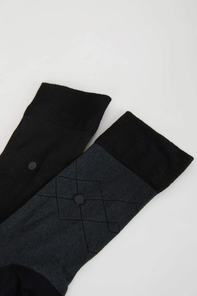 Defacto  Men 2 pack Bamboo Long Socks for Men | Best Price UAE