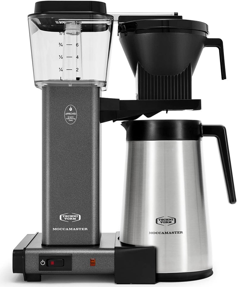 Technivorm Moccamaster Technivorm Moccamaster 79317 KBGT thermal Carafe 10Cup Coffee Maker 40 Ounce Stone Grey 125l 