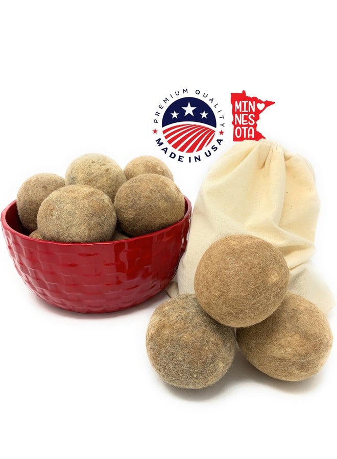 Alpaca Home 100% Alpaca Wool Dryer Balls - Felted - Set of 3 - Made in USA - All Natural Colors - Hypoallergenic - Image 2