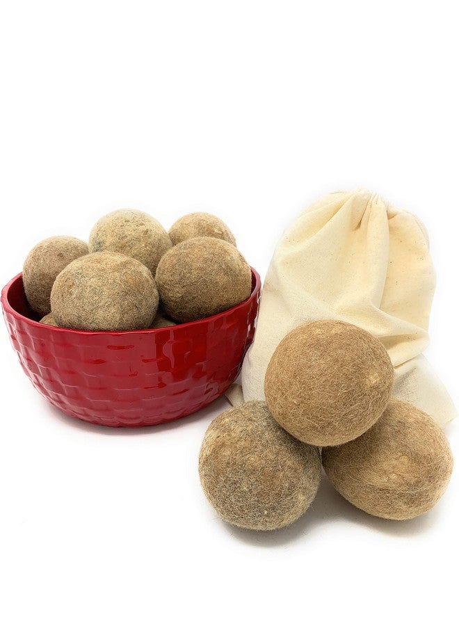 Alpaca Home 100% Alpaca Wool Dryer Balls - Felted - Set of 3 - Made in USA - All Natural Colors - Hypoallergenic - Image 1