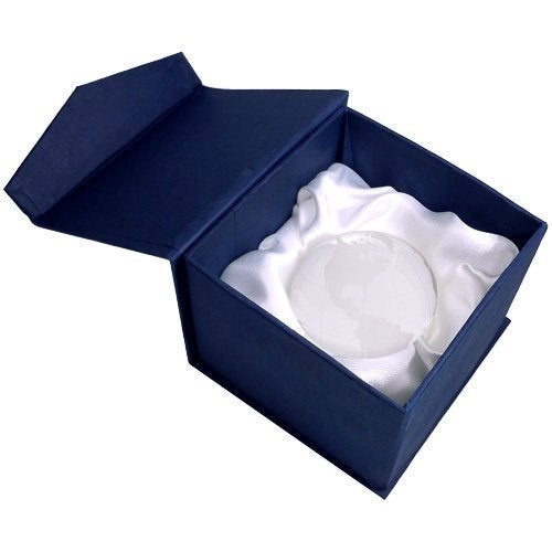 Amlong Crystal 2.3 inch Globe Paperweight with Gift Box - Image 2