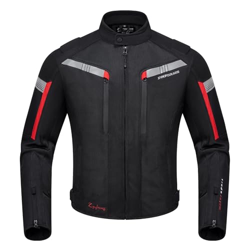 Zyxformis Motorcycle Jacket for Men CE Armored Mesh Motorbike Jacket for Summer Breathable Protective Gear for Motorcycling - Image 1