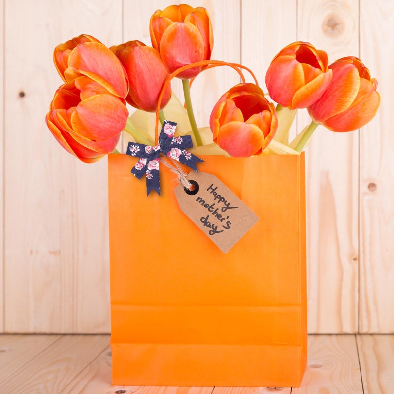 ABTOLS 6 لفات من ABTOLS، 18 ياردة، أشرطة زهور 3/8 بوصة، شريط زهور ملون عتيق، شرائط grosgrain مزخرفة، أشرطة ربيعية للمنزل والمدرسة وحفلات تغليف الهدايا - Image 3