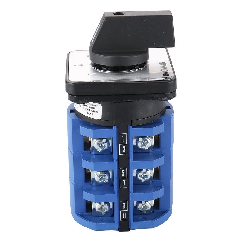 Baomain مفتاح تحويل دوار عالمي باومين SZW26-63/D303.3 660V 63A 3 وضعيات 3 مراحل - Image 3