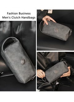 Business Men Handbag Retro Men Pu Leather Wrist Bag Men Horizontal Commuting Business Bag Large Capacity with Portable Handle - pzsku/Z8E08556B94FDF808755CZ/45/_/1732850944/0cdef804-1f40-4c74-9023-74612fb6d362