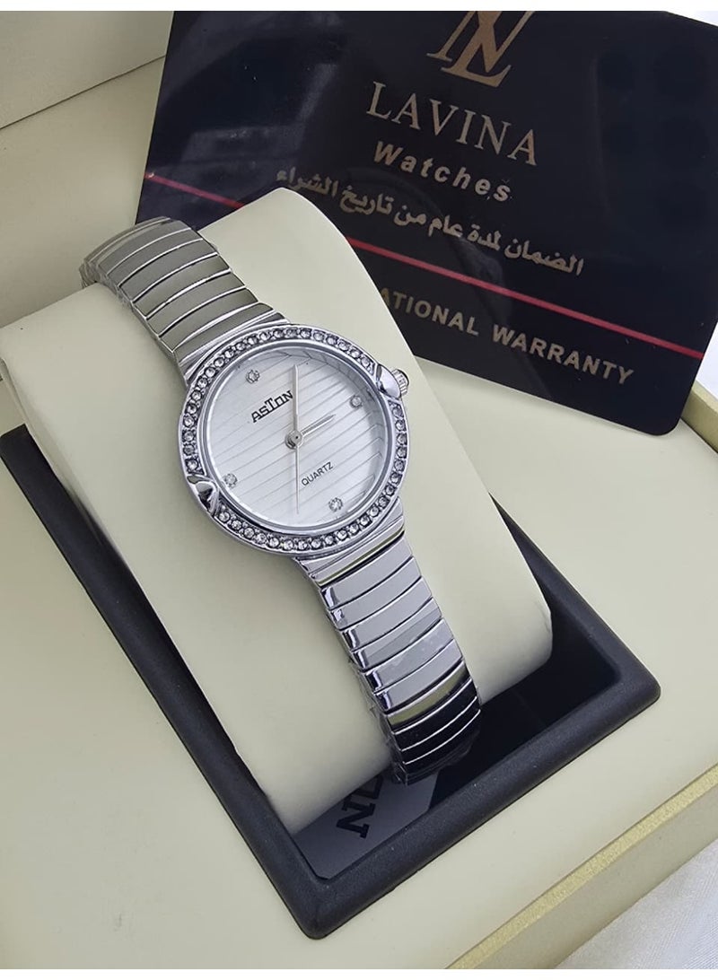 Women's Stainless Steel Strap Analog Quartz Watch Wrist watch