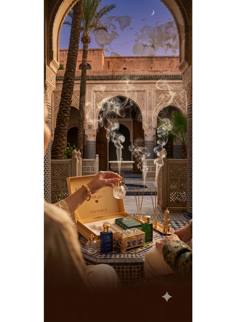Oud World Sultan Reign – Ameera Collection | Sweet Woody Oriental Perfume for Men | Citrus, Caramel, Patchouli, Lavender, Balsamic | Long-Lasting Luxury Gents Fragrance - Image 4