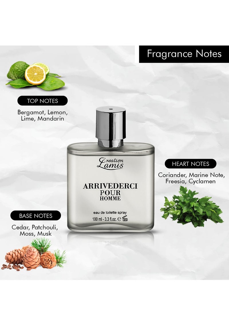 كرياشن لاميس عطر او دي تواليت اريفيديرتشي للرجال 100 مل - Image 3