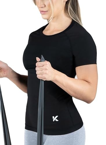 Kewlioo Womens Heat Trapping Sauna Shirt - Shaper Sweat Vest Compression Shapewear Apparel for Women - Sauna Suit Top to Sweat More & Look Great - Gym Workout Excercise Heat Shaper Shirt (Black, S) - Image 3