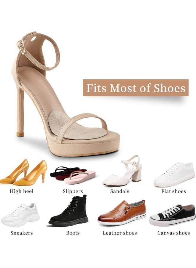 2 Pairs Ball Of Foot Cushions, For Too Big Shoe, Reduce Foot Pain, No Slip Heel Grips Liners Shoe Pads For Loose Shoe, Blisters - Image 4