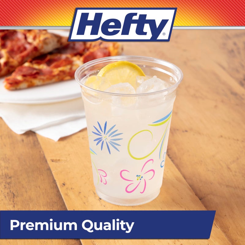 Hefty Party Perfect Clear Plastic Cups  18 Ounce  20 Count - Image 3