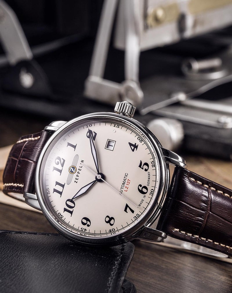 Zeppelin Men's Analogue Automatic Watch with Leather Strap – 76565 - Image 4