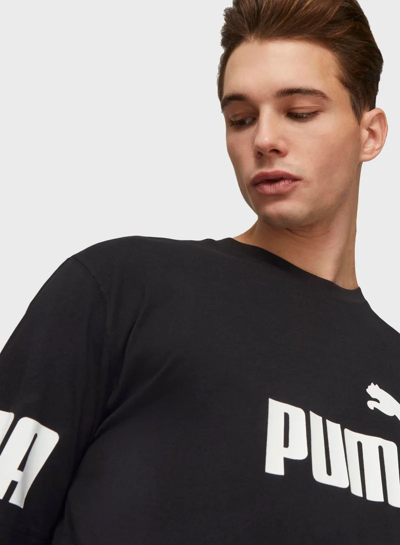 PUMA Power Color Block T-Shirt