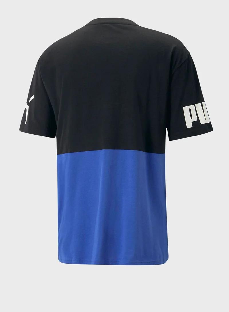 PUMA Power Color Block T-Shirt