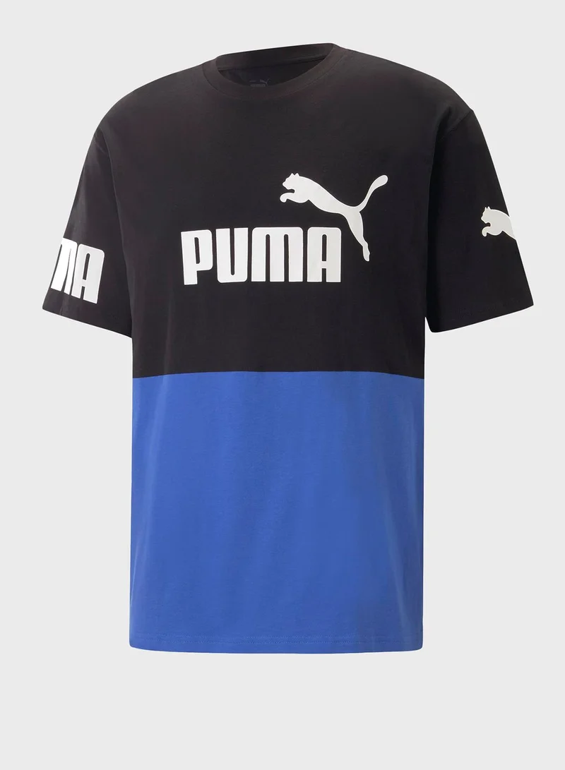PUMA Power Color Block T-Shirt