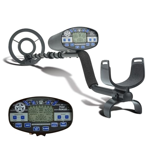 Bounty Hunter Time Ranger Metal Detector for Adults – Waterproof Coil, LCD Display, 4 Modes, Pinpoint, Target ID, Ground Balance – Detects Gold, Coins & Relics – Made in USA - Image 1