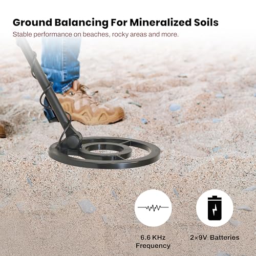 Bounty Hunter Time Ranger Metal Detector for Adults – Waterproof Coil, LCD Display, 4 Modes, Pinpoint, Target ID, Ground Balance – Detects Gold, Coins & Relics – Made in USA - Image 3