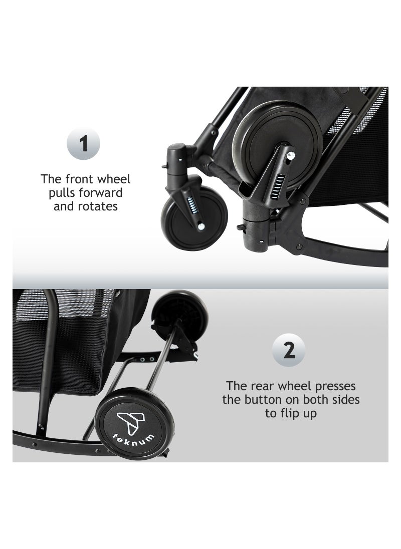 TEKNUM - 2-in-1 Glide Stroller - Black - Image 1