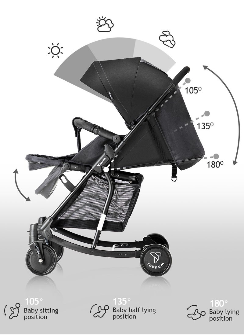 TEKNUM - 2-in-1 Glide Stroller - Black - Image 1