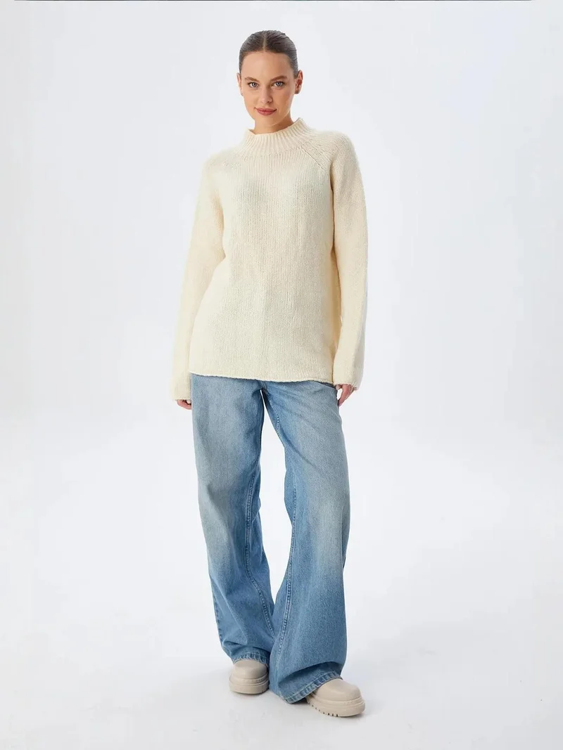 MixRay Mixray Knit Half Turtleneck Sweater