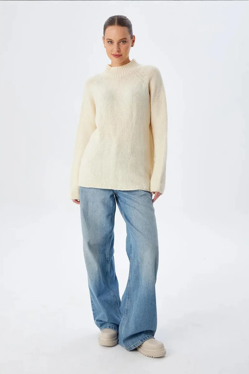 Mixray Mixray Knit Half Turtleneck Sweater