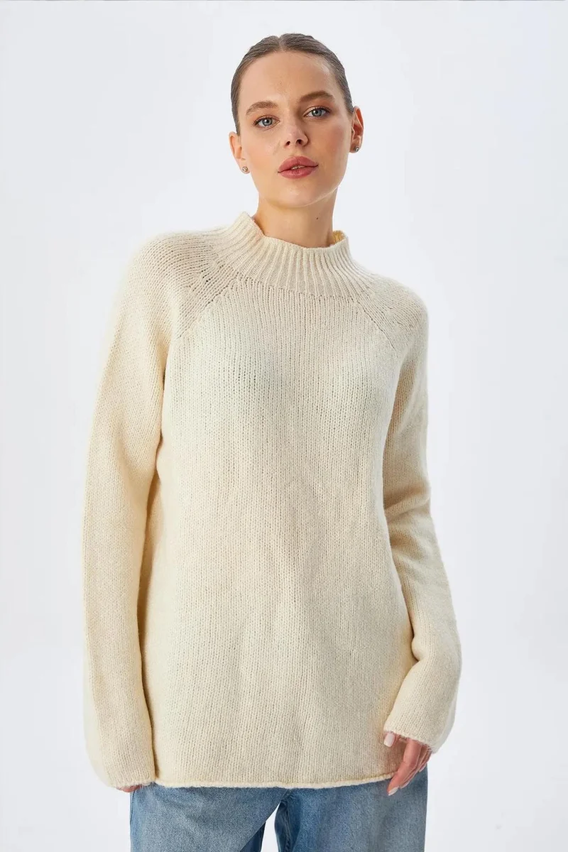 Mixray Mixray Knit Half Turtleneck Sweater