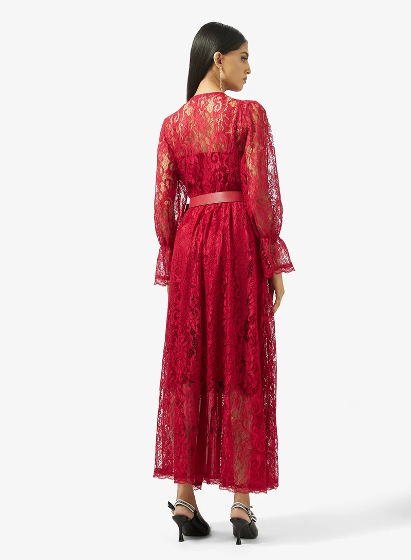 Khizana Lace A-line Dress