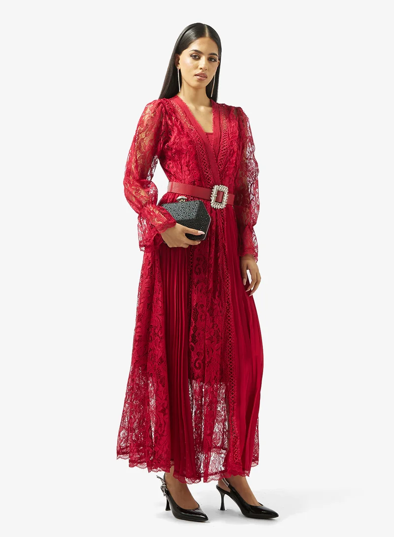 Khizana  Lace A-line Dress for Women | Best Price UAE