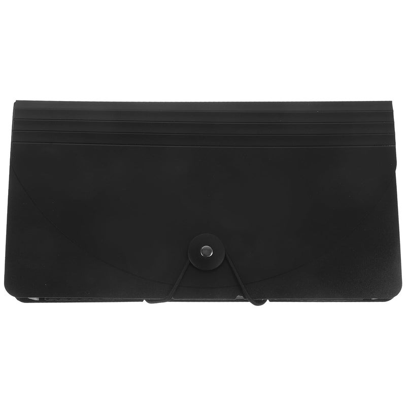 Expanding File Folder with Handle Cord Closure Portable Document Organizer for Office School Travel - Image 2