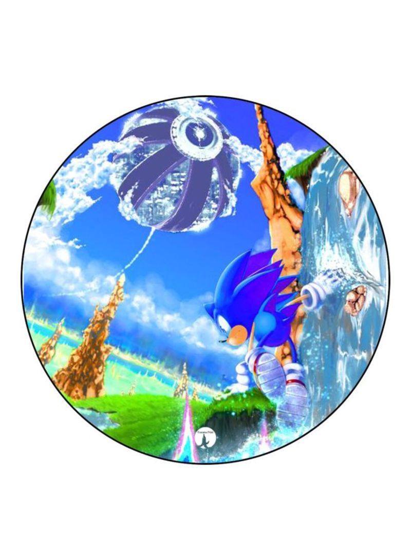 RKN Sonic Printed Badge Blue/White/Yellow - Image 1