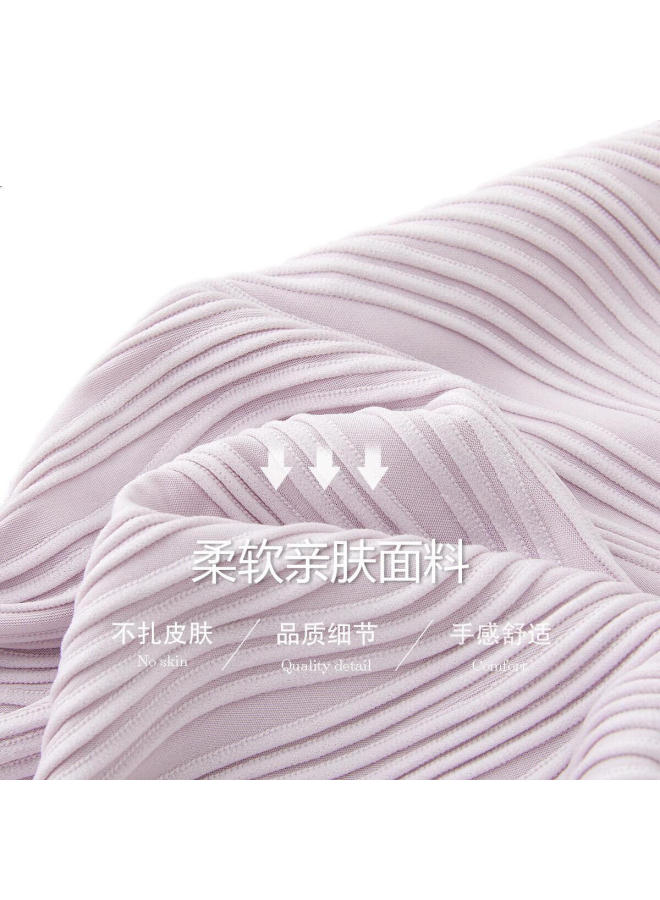 dme [Simple And Elegant] Spring And Autumn Round Neck A-Line Textured Knit Slightly Stretchy Midi Dress For Women - Image 2