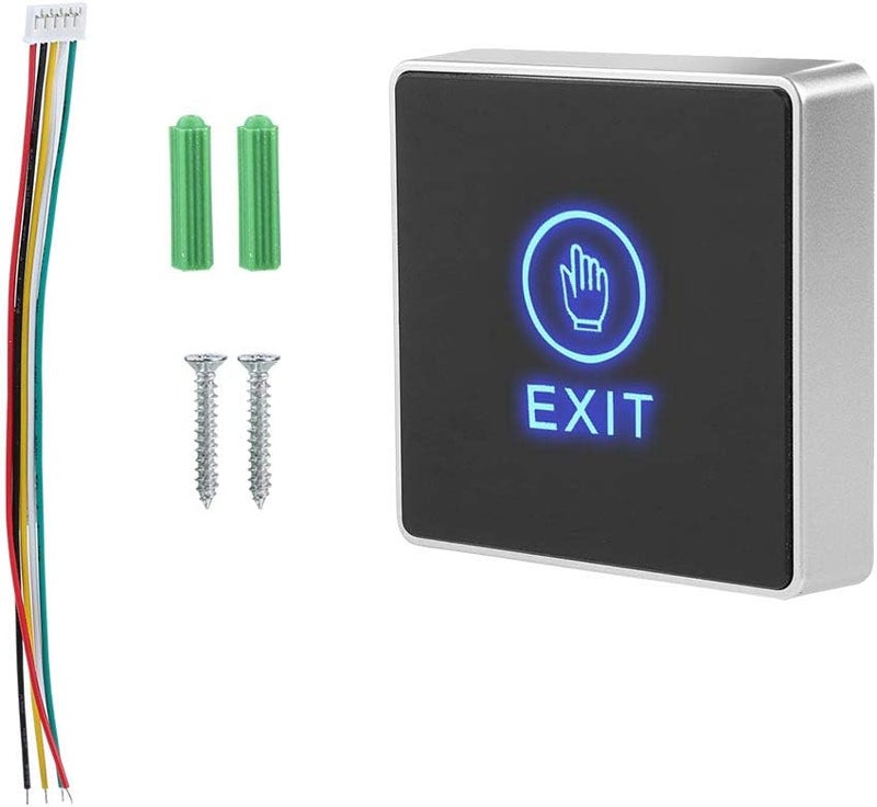 klarako DC12V NC NO Door Exit Release Button Switch Panel LED Light for Door Access Control System - Image 4