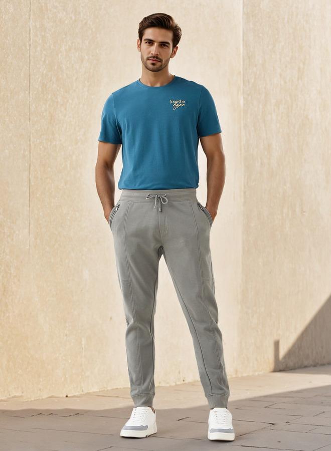 Iconic Panelled Joggers with Pockets - Image 2