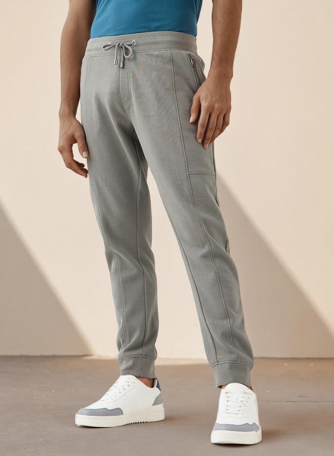 Iconic Panelled Joggers with Pockets - Image 1