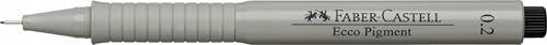 FABER-CASTELL قلم فابر-كاستل إيكو بيغمنت ذو رأس ألياف، 0.2 مم، أسود - Image 4