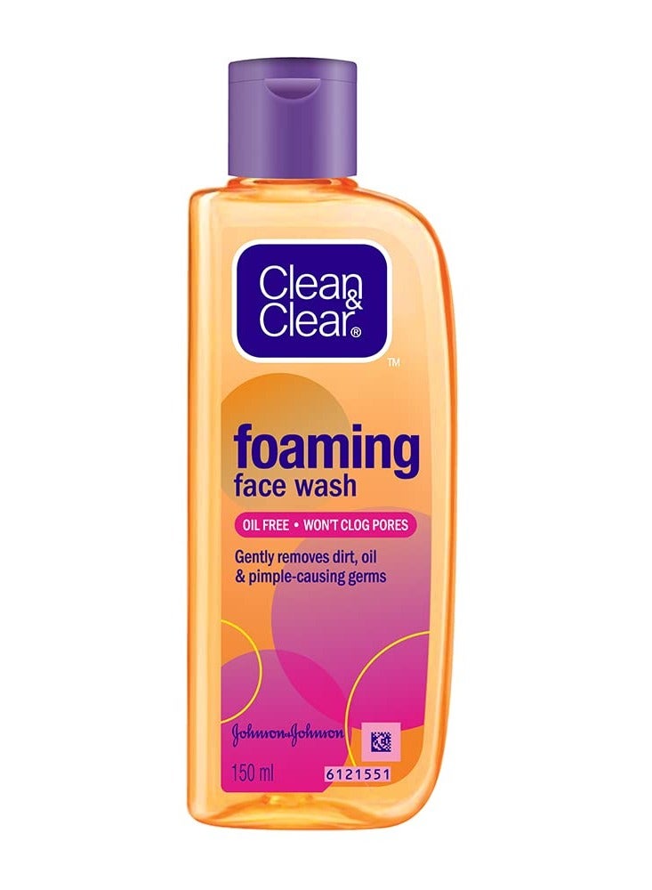 Clean & Clear Clean Clear Foaming Face Wash For Oily Skin 150 ML - Image 1