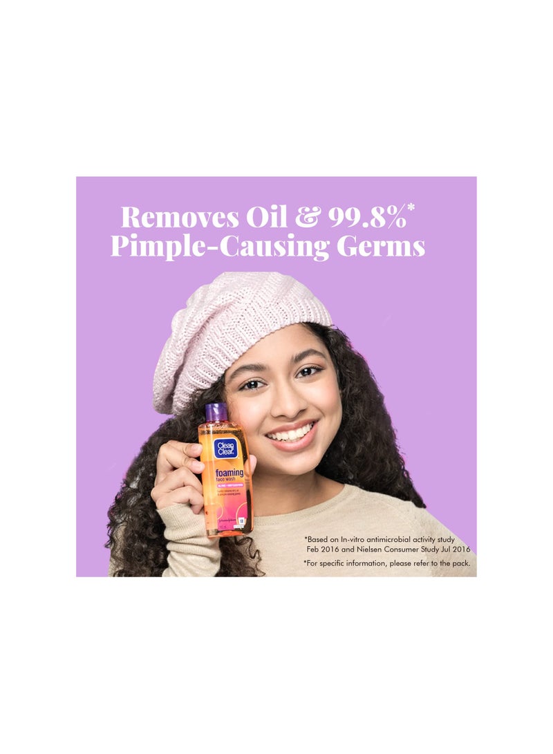 Clean & Clear Clean Clear Foaming Face Wash For Oily Skin 150 ML - Image 2