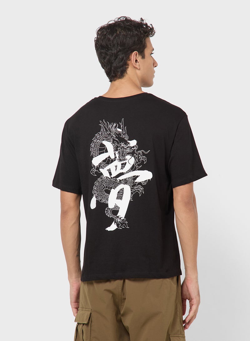 JACK & JONES Graphic Crew Neck Regular Fit T-Shirt - Image 2