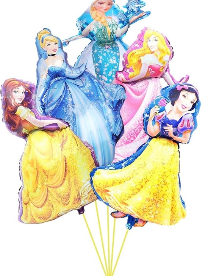 Party 5 Princess Festival Balloon Dress-up Set for Birthday Party and Holiday Celebration Venue Decoration Balloons - Image 1