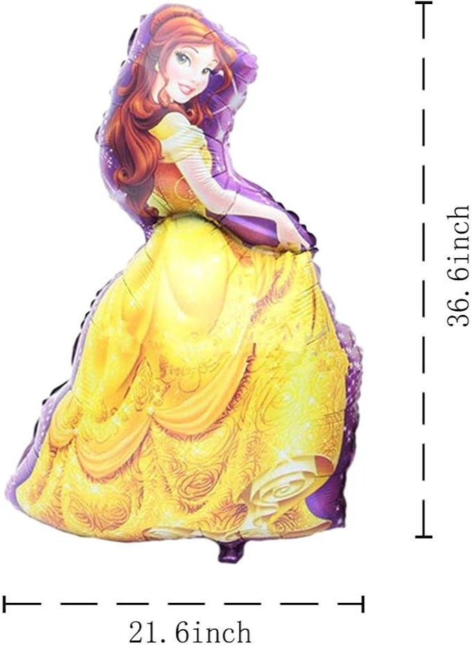 Party 5 Princess Festival Balloon Dress-up Set for Birthday Party and Holiday Celebration Venue Decoration Balloons - Image 2