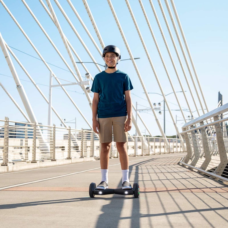 Jetson Spin All Terrain Hoverboard with LED Lights, Self-Balancing Hoverboard with Active Balance Technology, Range of Up to 7 Miles, Ages 13+, Black, JAERO-BLK - Image 2