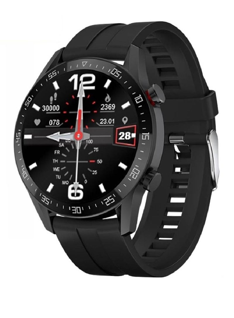 Blulory Glifo G5 HD Screen Heart Rate Monitor IPS Waterproof Bluetooth Calling Smartwatch For Men Women Black - Image 1