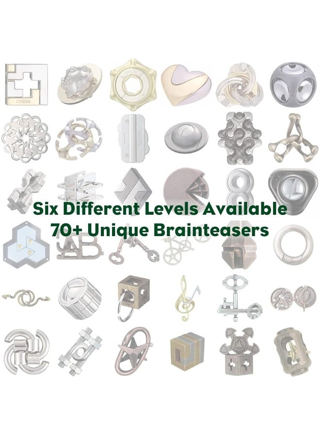 BePuzzled | لغز هاناياما المعدني ثلاثي الأبعاد، مصنف من قبل منسا، مستوى 6، للأعمار 12 وما فوق - Image 4