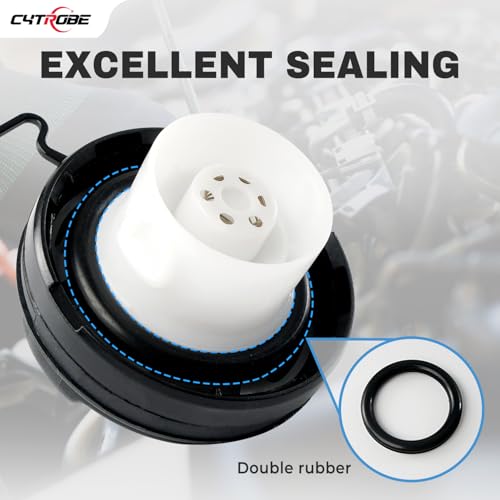 CYTROBE Gas Cap Fuel Cap Compatible with 2002-2009 Toyota Corolla Camry Sienna Solara 4Runner Avalon Tacoma Matrix Highlander Sequoia Tundra Lexus ES300 330 GS300 GS430 GX470 Scion tC Replace 77300-33070 - Image 5