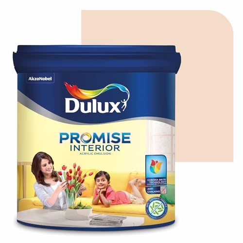 Dulux Promise Interior Emulsion Paint (1L, Peachtree) | Wall paint with Chroma Brite Technology for brighter longer-lasting colors | Rich finish | Anti-chalk | Water-based | 3-year warranty - Image 1