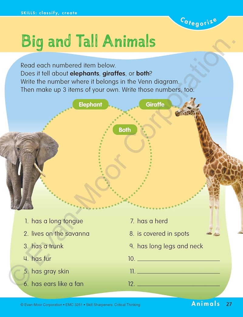 Skill Sharpeners Critical Thinking, Grade 1 - Image 2