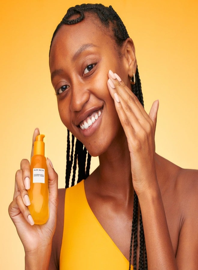 GLOW RECIPE تونر مضيء بحجم السفر من جلو ريسبي مع خلاصة توت السحاب + تونر للوجه مع CoQ10 لتعزيز حاجز البشرة + ماء الأرز المرطب، فيتامين C، E و 5% جليسرين لتنعيم وتوحيد لون البشرة (30 مل) - Image 5